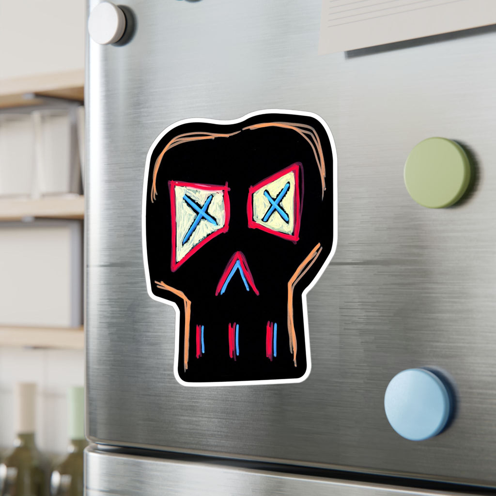 "FOCUS" Skull Sticker — Kiss-Cut Vinyl Decal