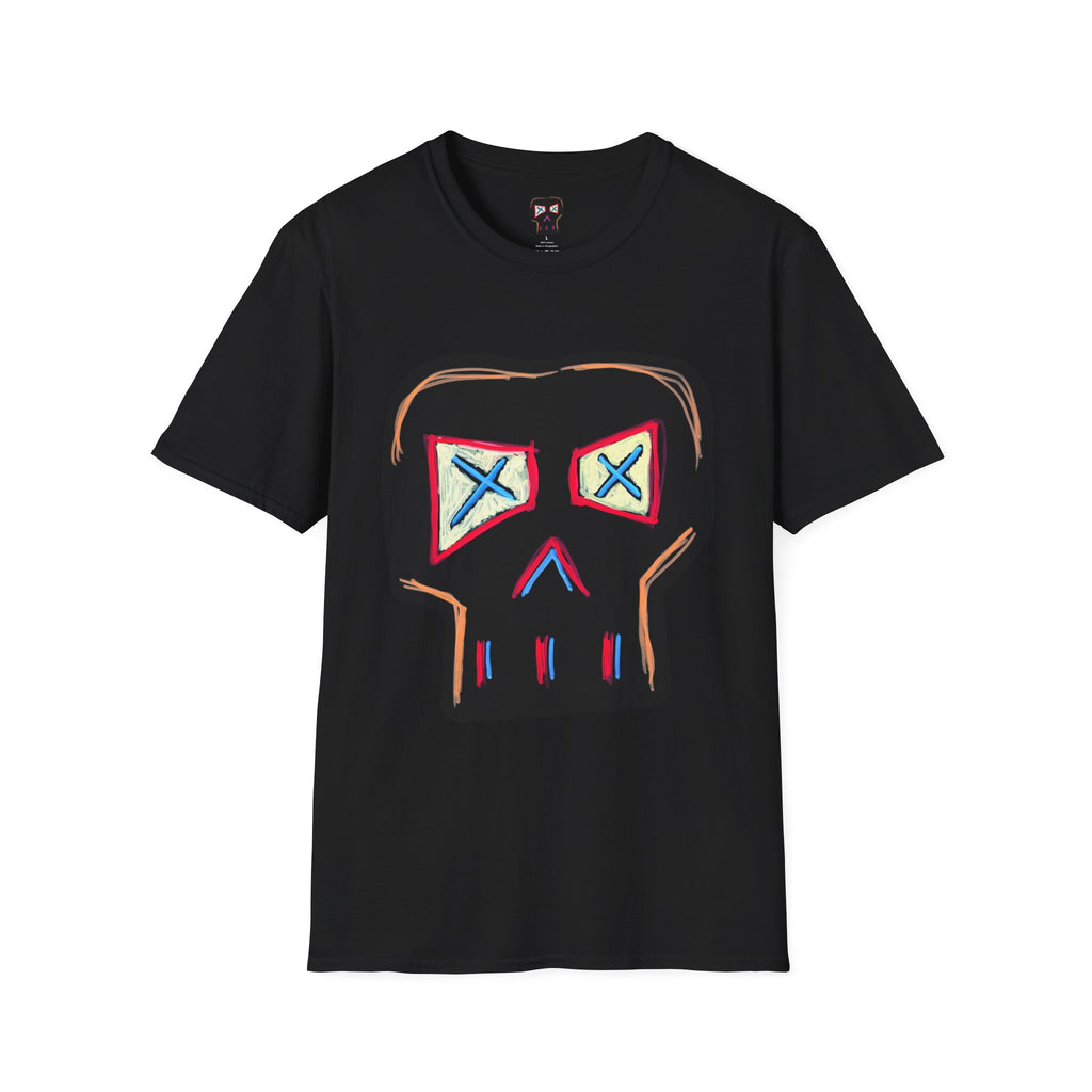 "FOCUS" Front Skull Graphic T-Shirt — Neon X Eyes Streetwear Tee