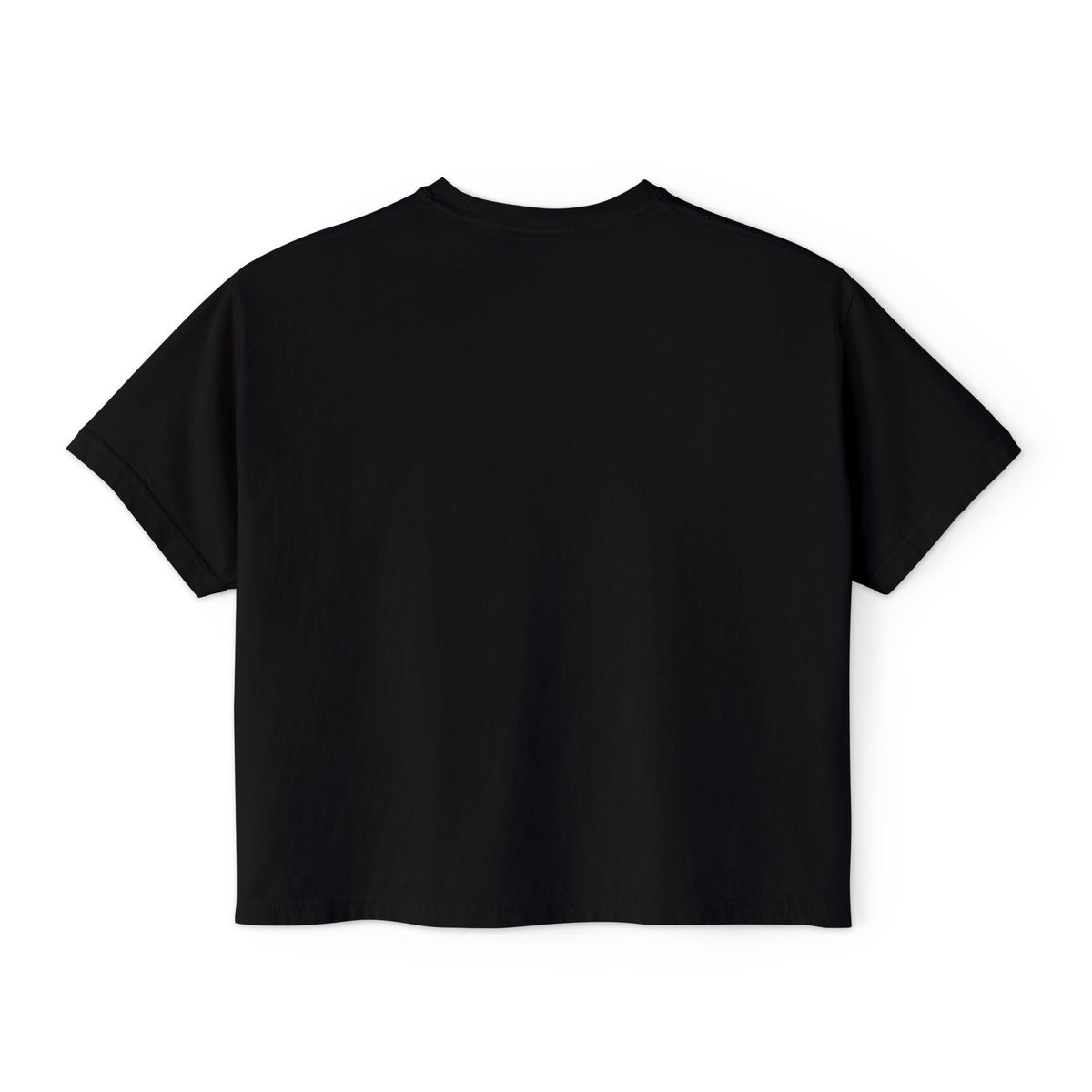 "STILL HERE" Women's Boxy Tee — Neon Sketch Skull Graphic Tee