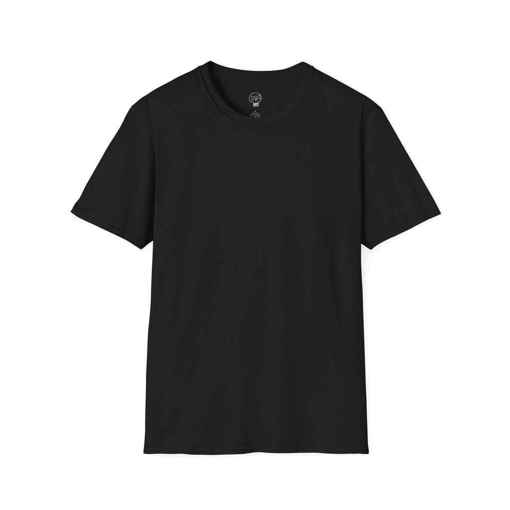 "STILL HERER" Backside Black T-Shirt — Minimal Everyday Tee