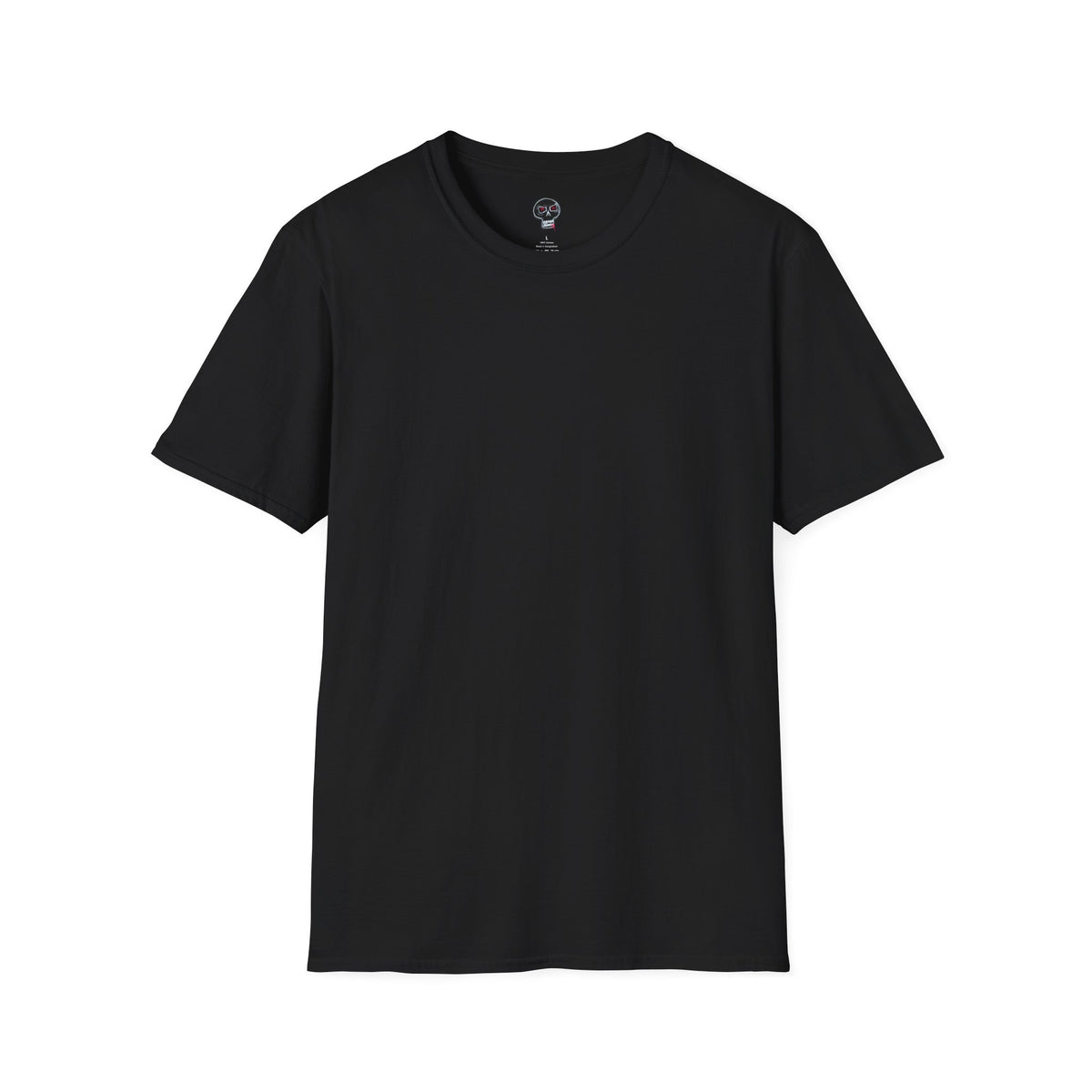 "STILL HERER" Backside Black T-Shirt — Minimal Everyday Tee