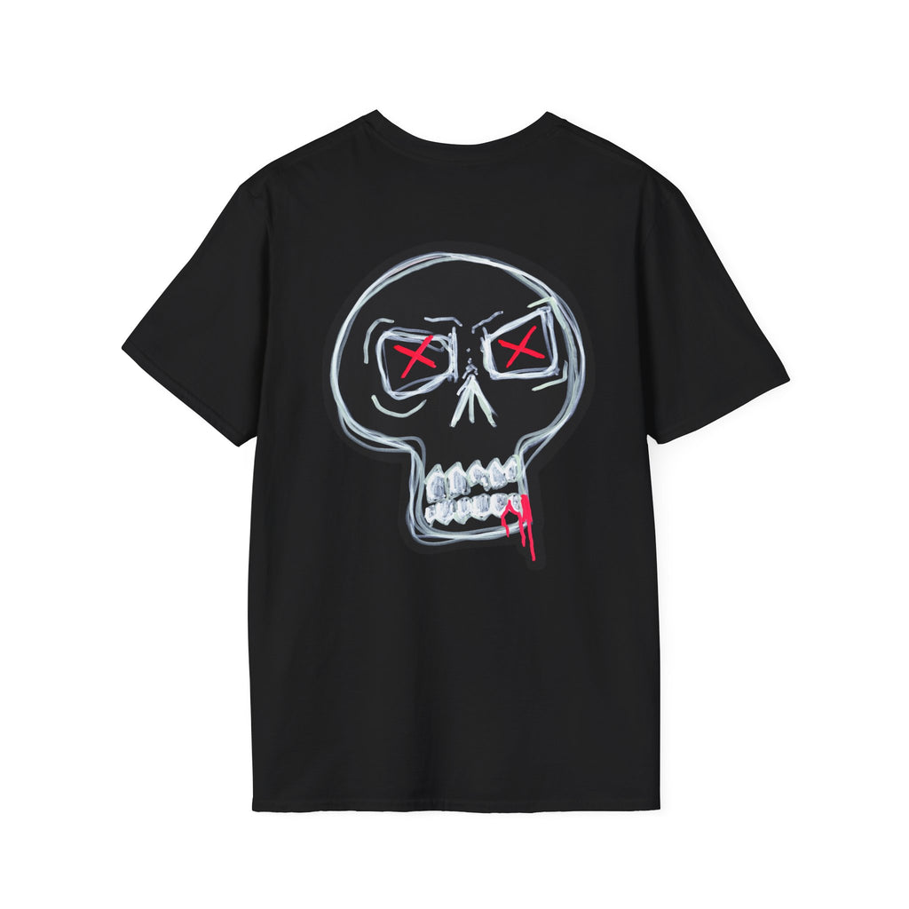 "STILL HERER" Backside Black T-Shirt — Minimal Everyday Tee